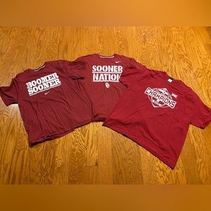 Used lot of mens Oklahoma Sooners OU T-shirt 2xl 2x xxl